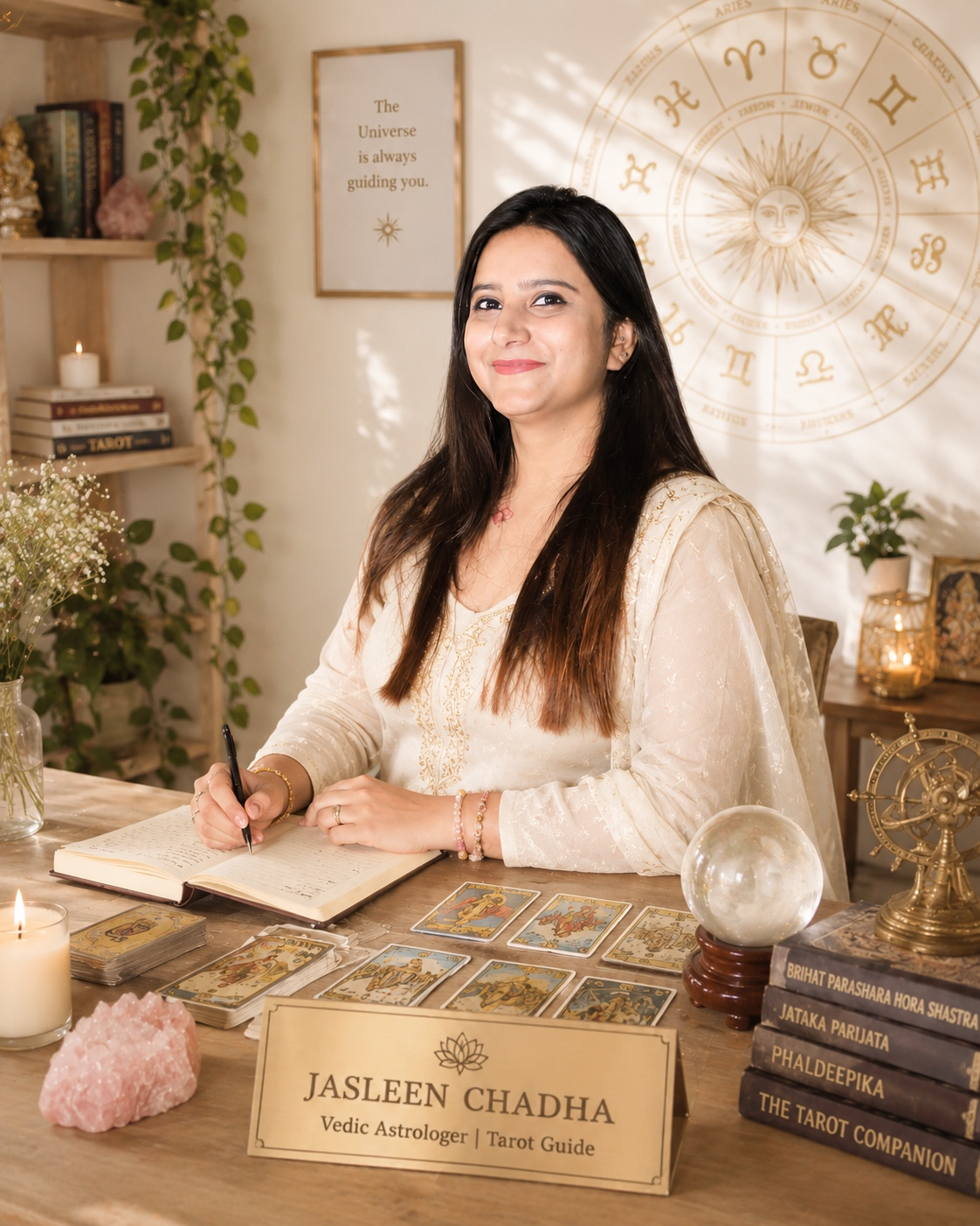 Jasleen Chadha, Vedic astrologer and tarot reader